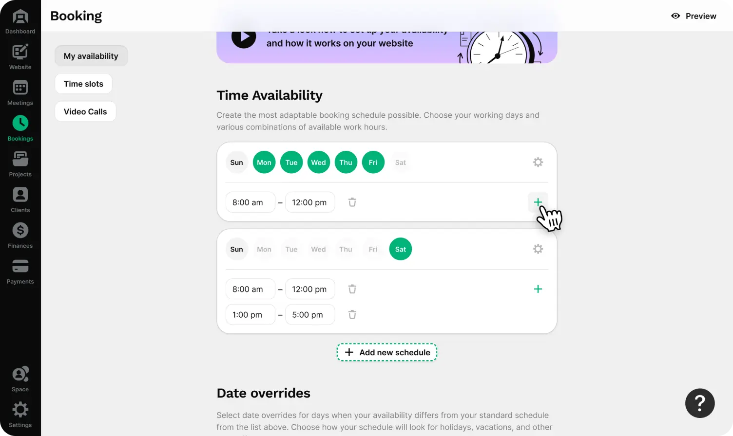 Step 2: Design your scheduling and lessons