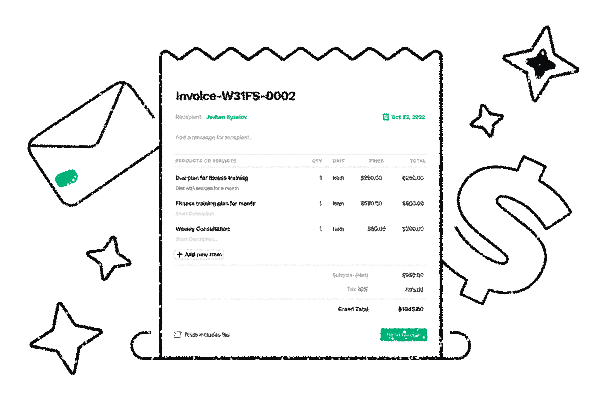 Manual invoicing